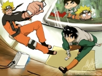 naruto vs rocklee